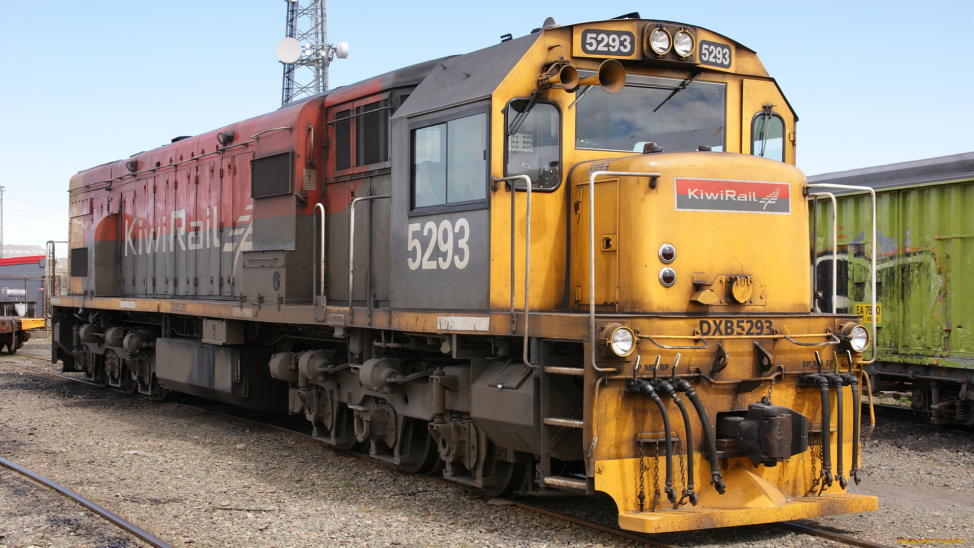 kiwirail dxb 5293 locomotive, , , , , , 